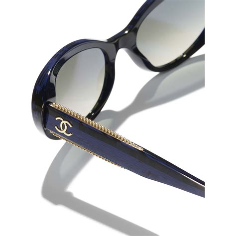 chanel sunglasses 5206 black|CHANEL Sunglasses: Oval Sunglasses, acetate — .